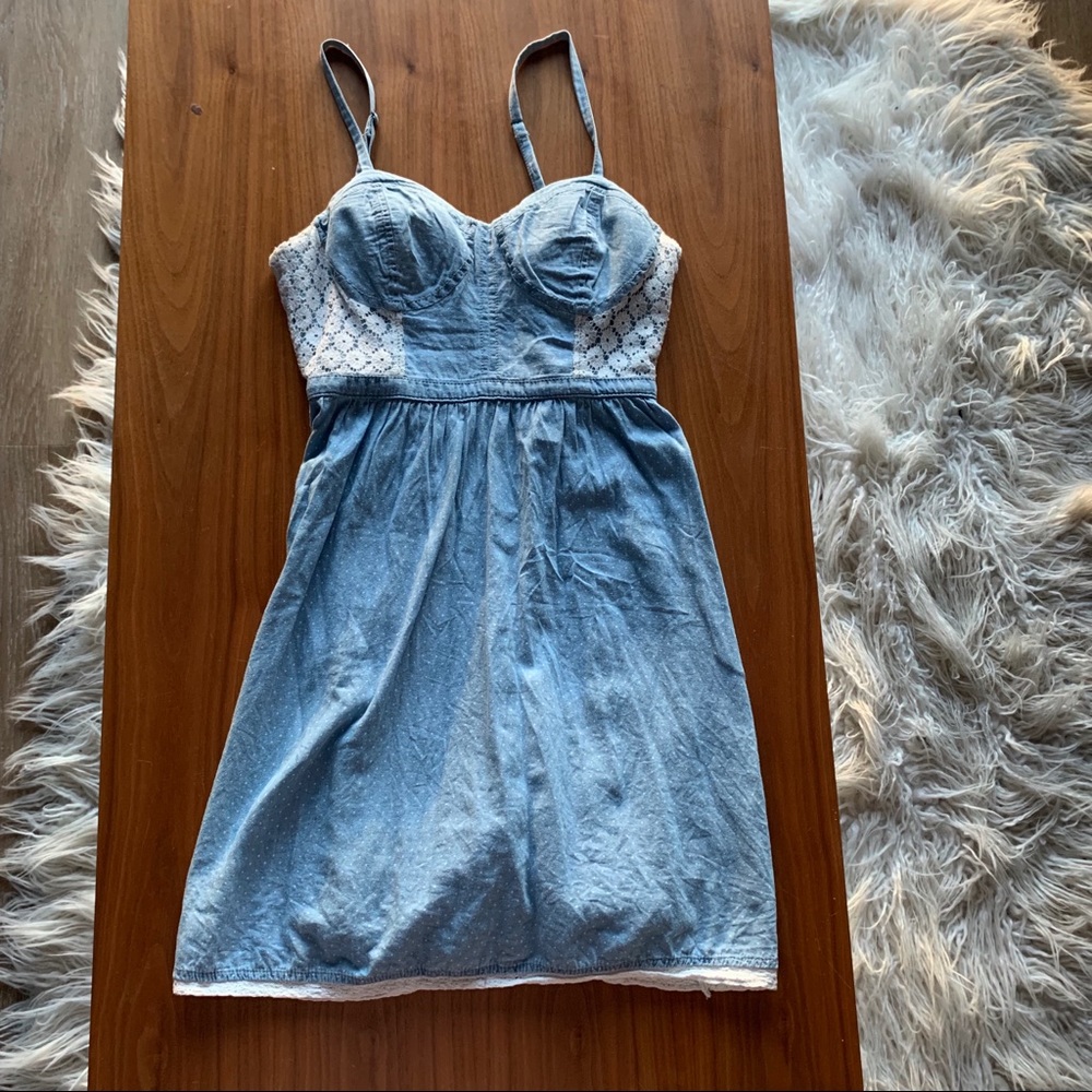 denim chambray dress